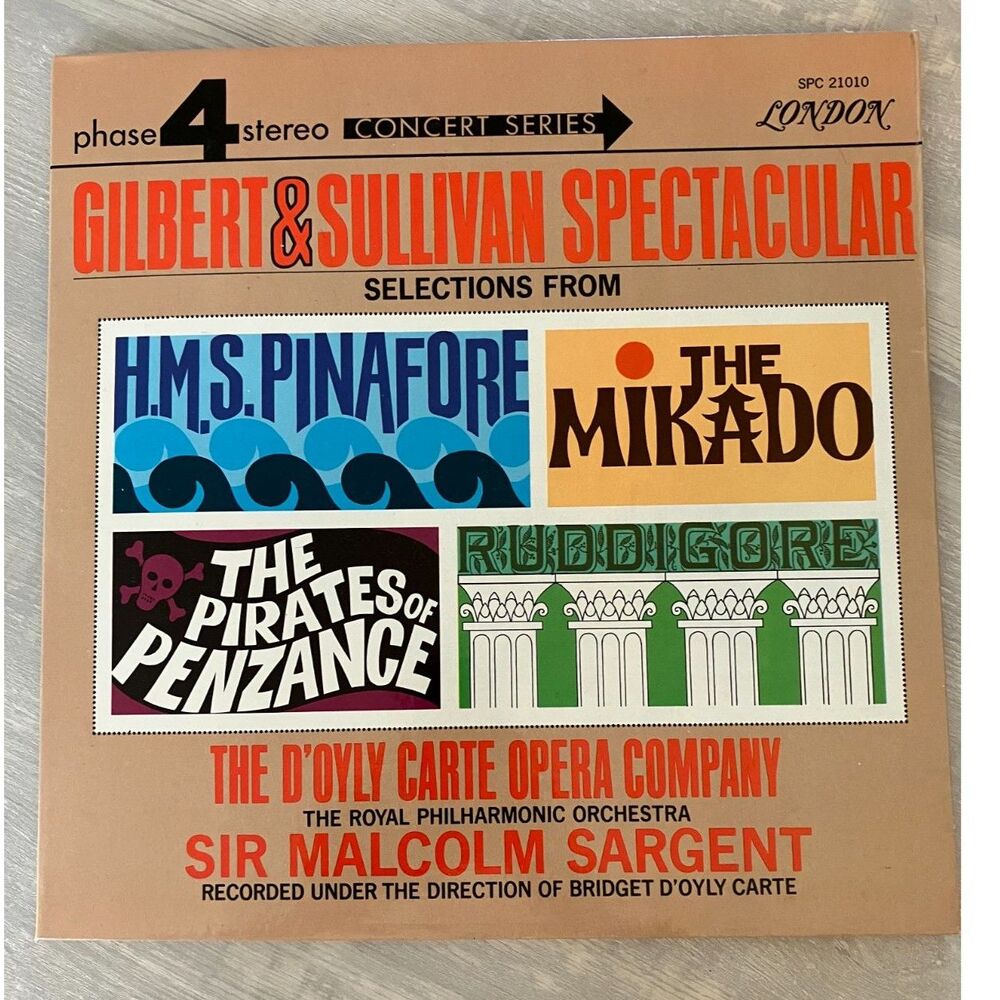 Gilbert & Sullivan Spectacular vinyl